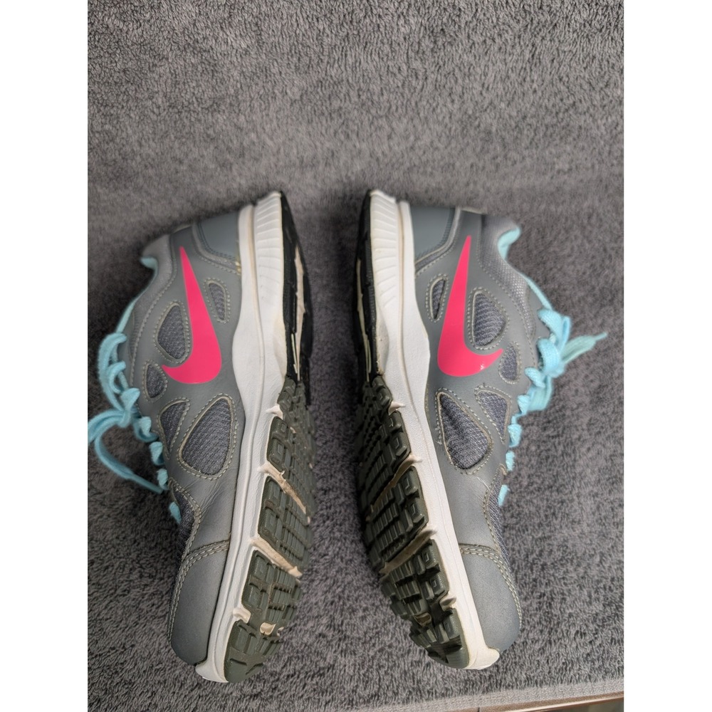 Nike Womens Revolution 2 Grey Pink Blue Running Shoes 488141-002 Size 8 - Picture 4 of 9